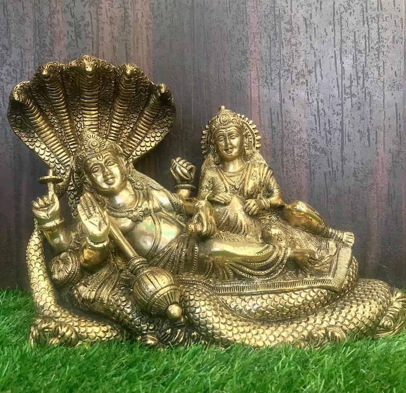 Lakshmi Narayan Idol Vishnu Laxmi Statue Laxmi Narayan Etsy