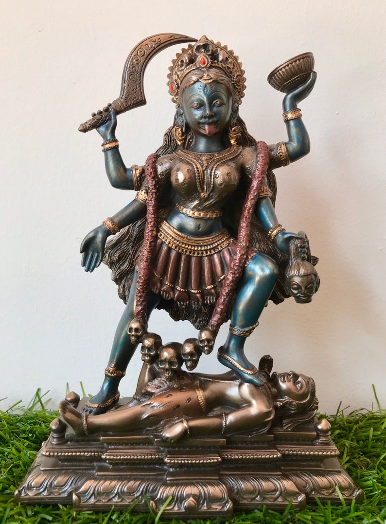 Kali Statue Goddess Kali Statue 7.5 Parvati Durga Kalika Etsy