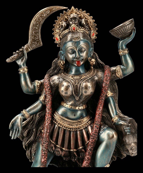 Kali Statue Goddess Kali Idol 7.5 Parvati Durga Kalika Etsy.