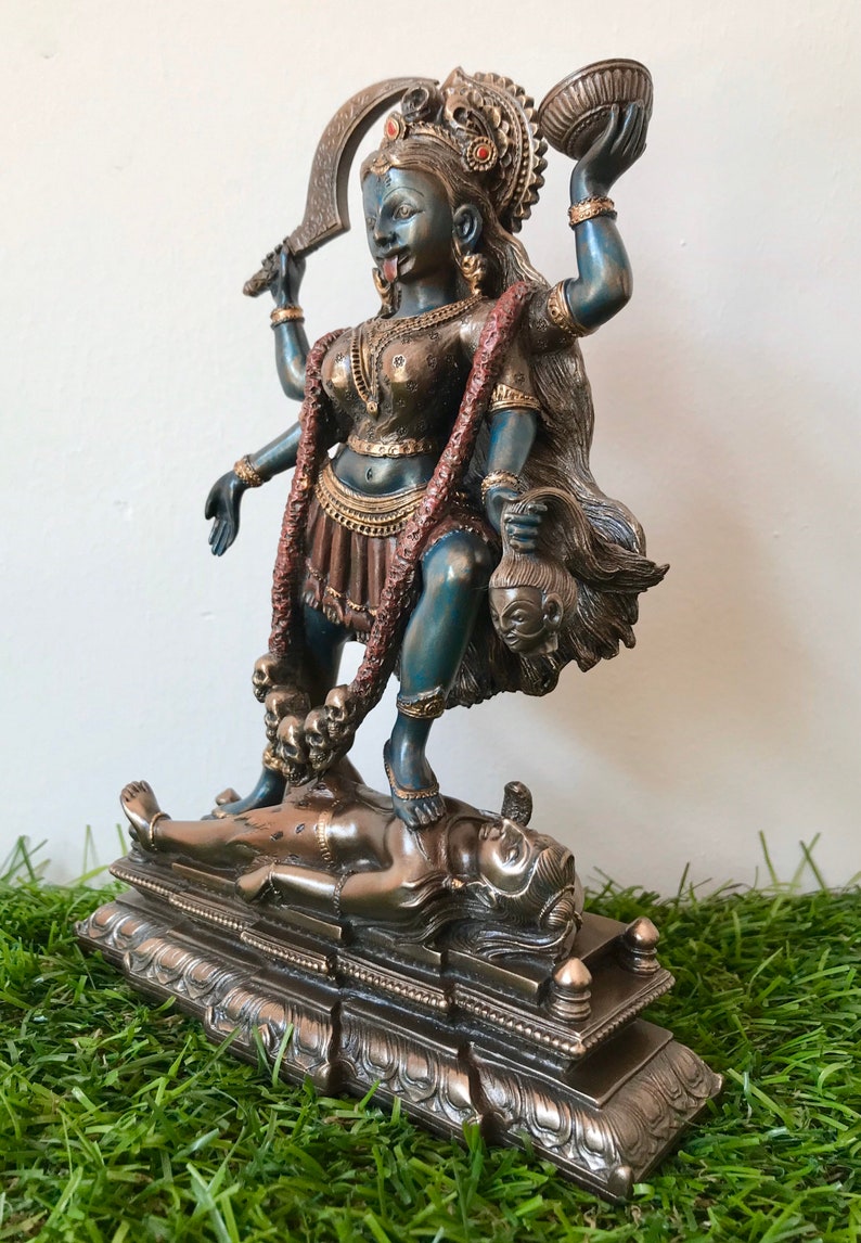 Kali Statue Goddess Kali Statue 7.5 Parvati Durga Kalika Etsy