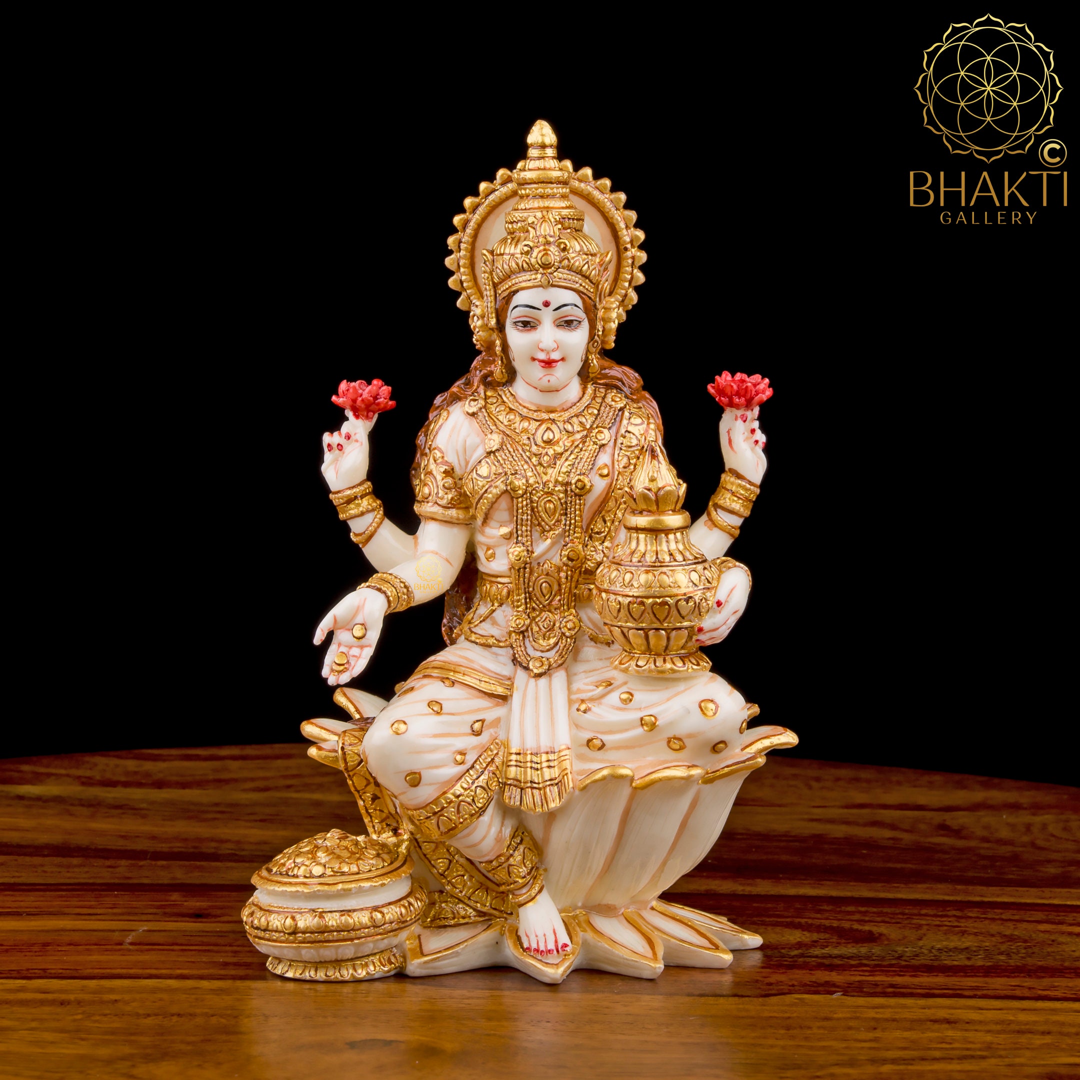 Goddess Lakshmi Statue Goddess Laxmi Statue Sitting Lakshmi. Etsy