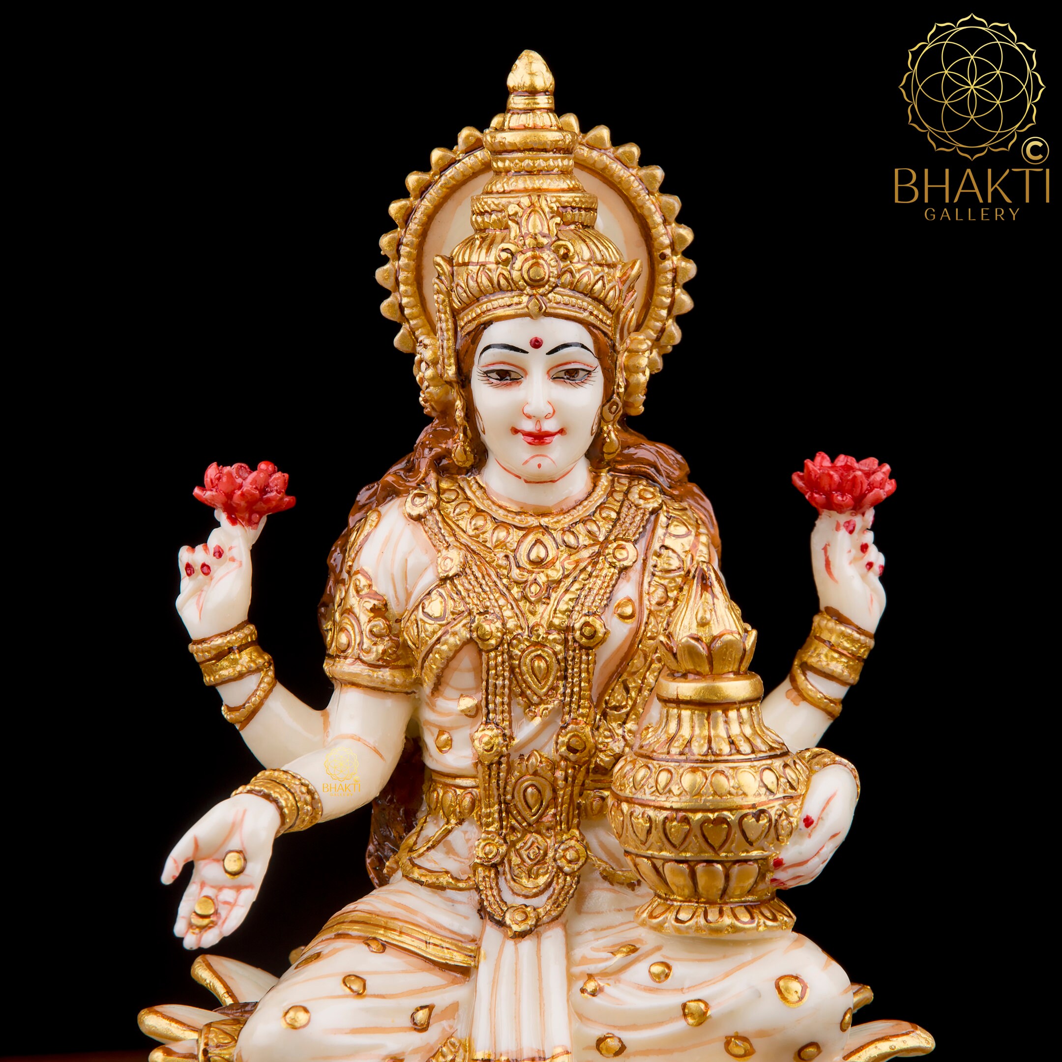 Goddess Lakshmi Statue Goddess Laxmi Statue Sitting Lakshmi. Etsy