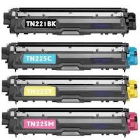 4 Pk TN225 TN221 TN-225 Toner For Brother HL-3140CW HL-3150CDN HL-3170CDW