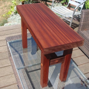 Bench Mahogany, Stool Mahogany, Mahogany