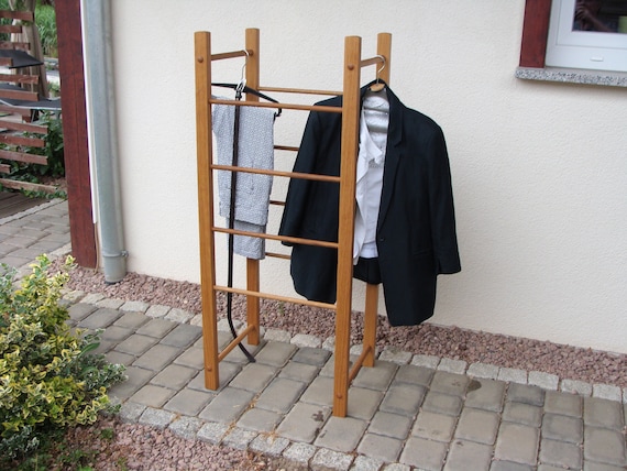 Clothes Rack Mute Valet Clothes Rack Oak Mahogany Valet Stand Mute Valet Oak Rack Clothes Rack Etsy