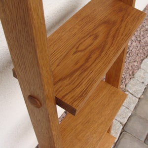 Flower staircase, flower ladder, flower stand, towel holder oak, wooden ladder, ladder oak, plant staircase, oak