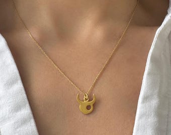 Taurus Necklace, Personalized Astrology Jewelry for Birthday gifts, Zodiac Sign Necklace, Star Sign celestial Necklace