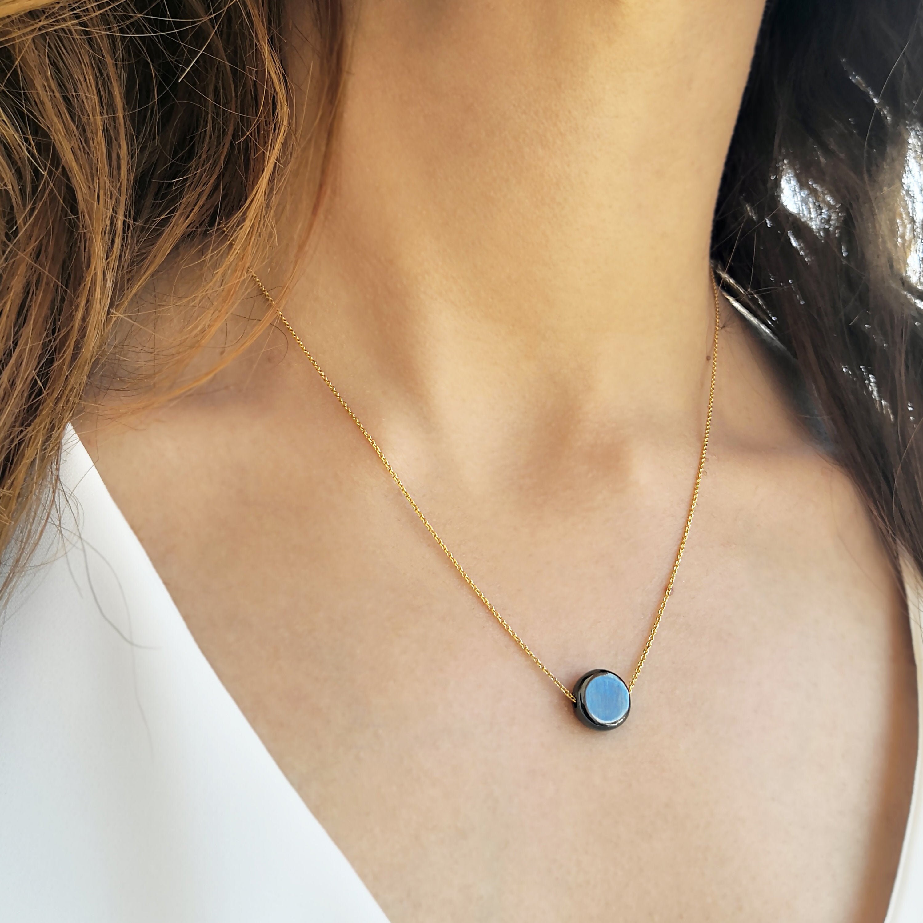 Anxiety Relief Worry Necklace Good Luck Necklace Anxiety Etsy UK