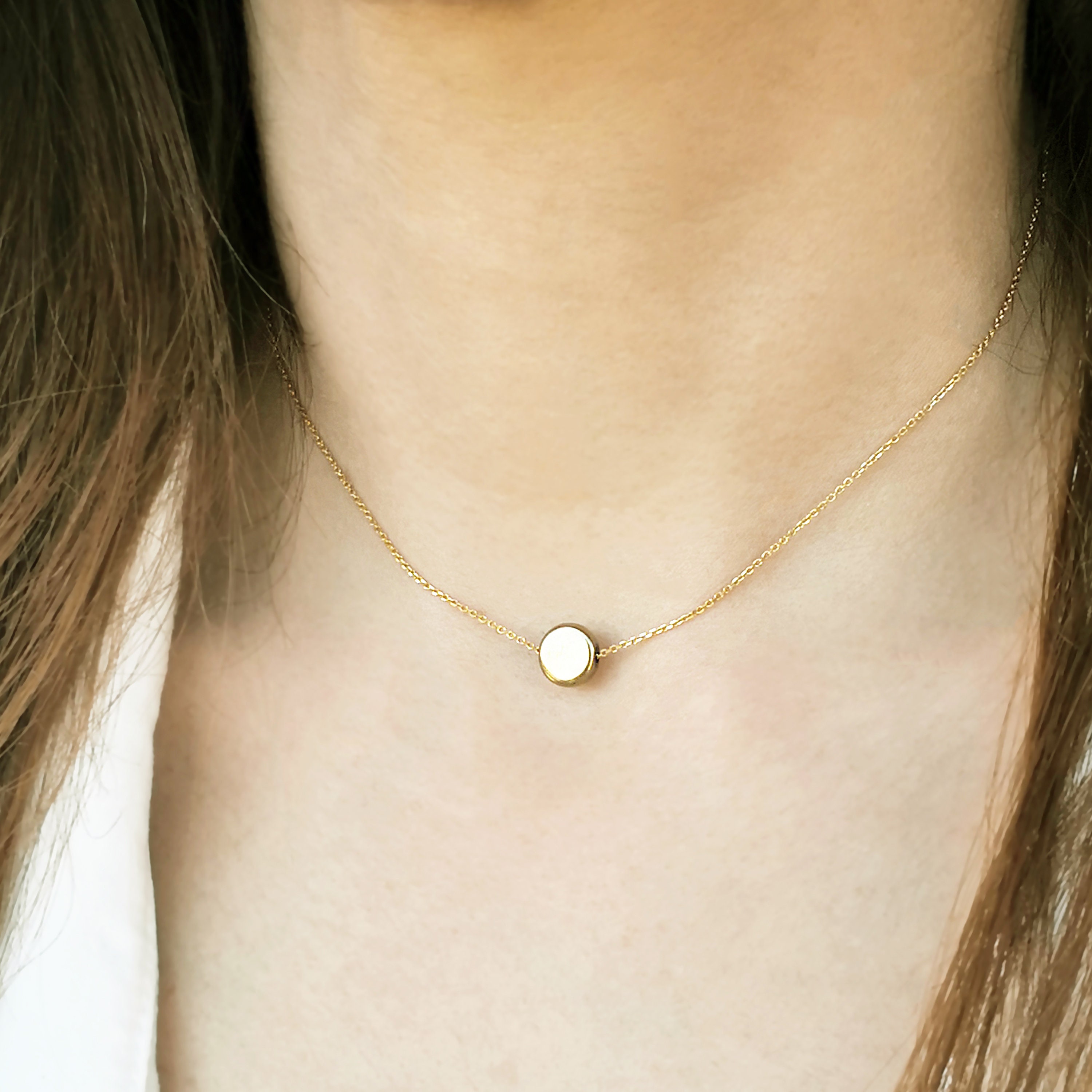 Anxiety Relief Anxiety Necklace Mindfulness gift Dainty Etsy