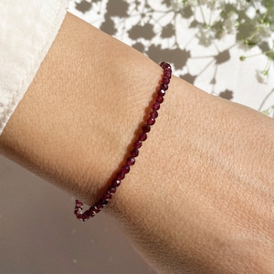 Red crystal shop bracelet