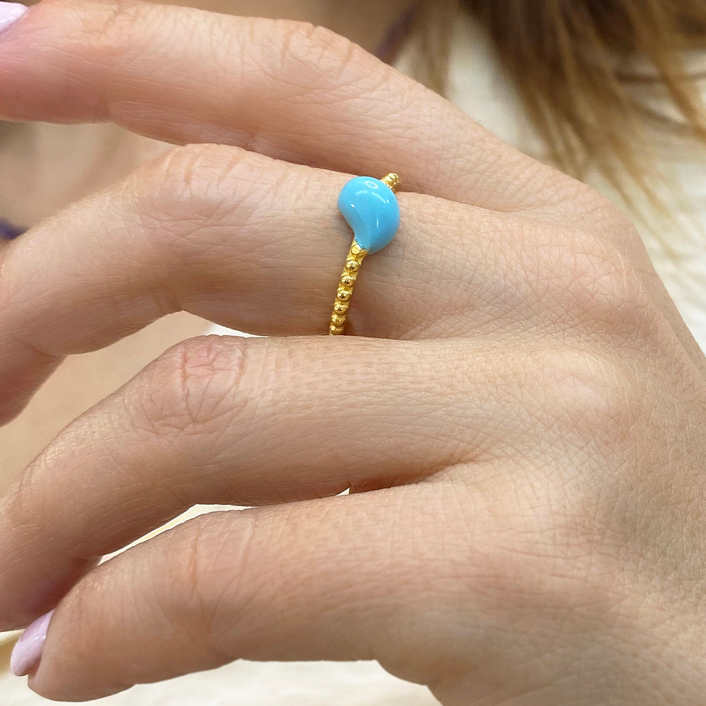 Fauvirame Waterdrops Ring Gold 【公式通販】