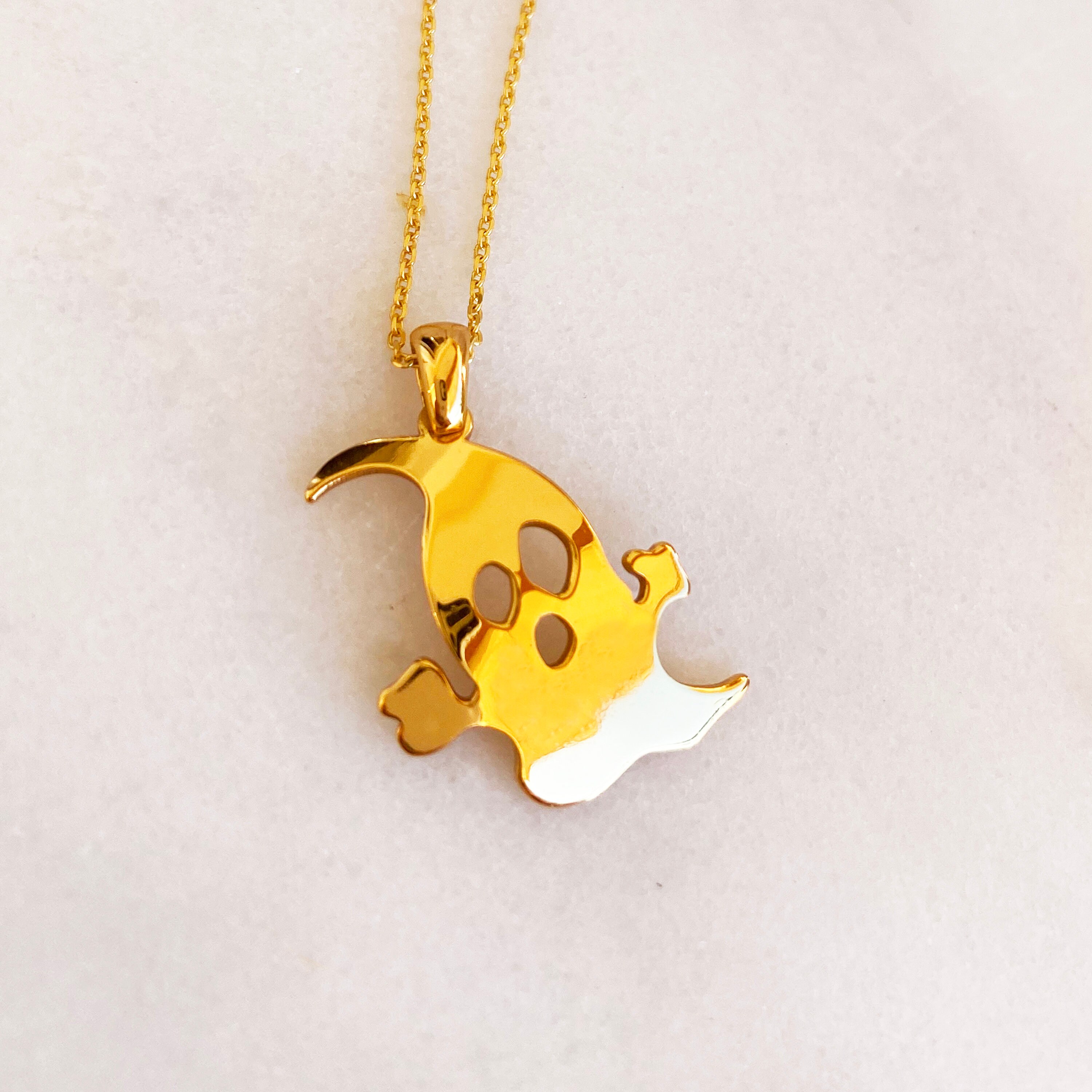 Ghost Jewelry Monster Necklace Cute 
