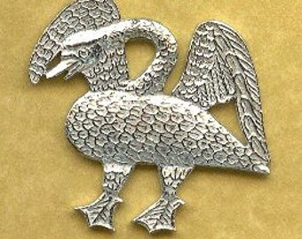 Swan Medieval Badge