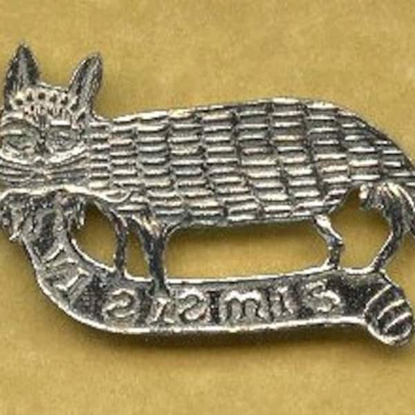 Cat and Mouse Medieval Badge