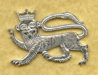 Lion Medieval Badge