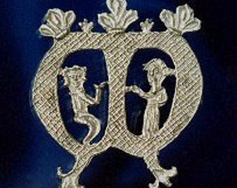 Maria Monogram Medieval Badge