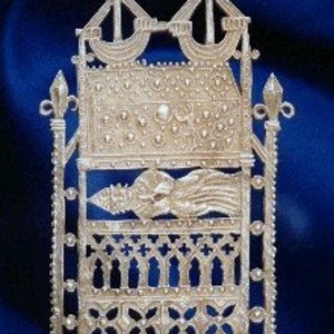 Insignia medieval de peregrino del santuario de Becket