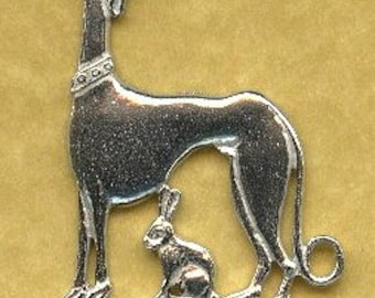 Hare and Hound Medieval Badge