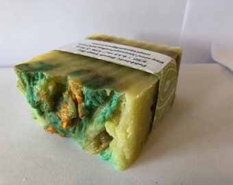 Patchouli  Soap Bar~ for  Face and  Body ~  Rustic ~ Vegan ~ 6.15 oz.  - 6.30 oz. ~Moisturizing ~ Exfoliant ~ Refreshing