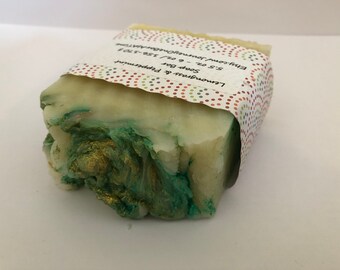 Lemongrass  Soap Bar ~ for Face and  Body ~ 6.15 oz -6.30 oz ~  Vegan  ~ Refreshing ~ Eco Friendly ~ Moisturizing ~ Helps Open Pores