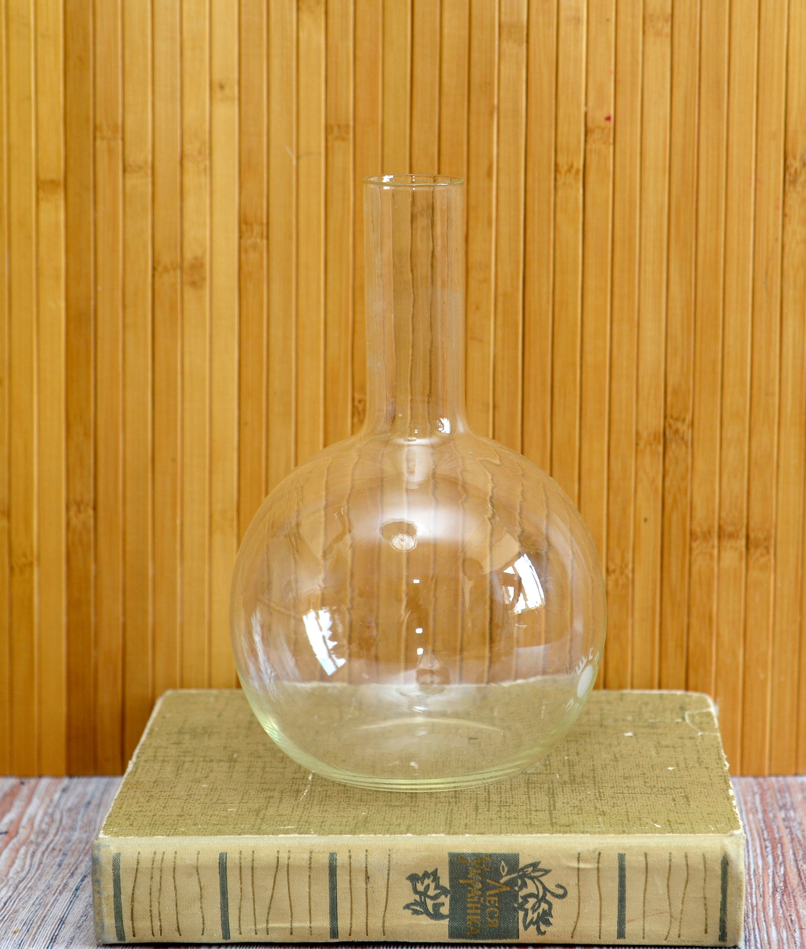 Large Laboratory Glass Flask Bottles Chemical Glassware Etsy