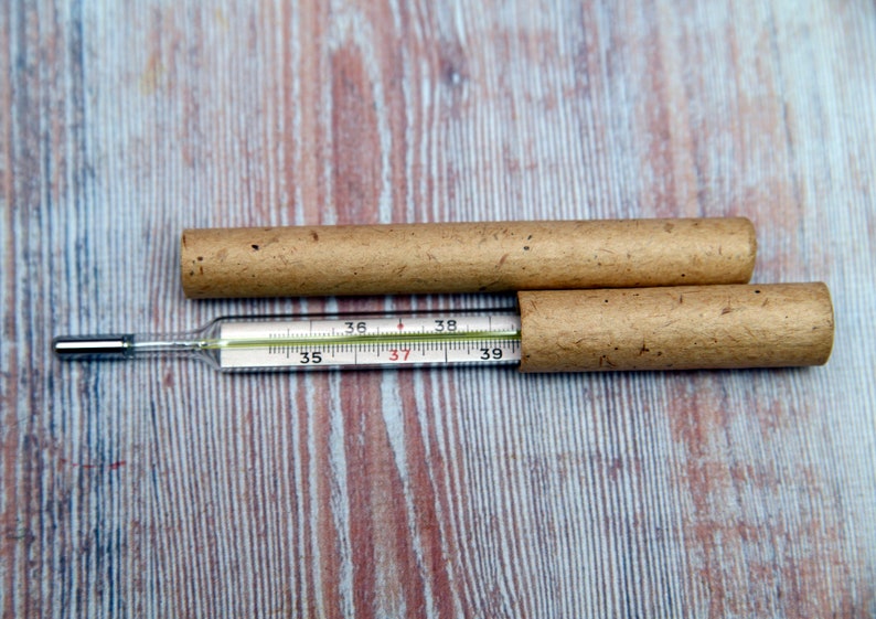 Seltene Quecksilber medizinische Thermometer Körper Etsy