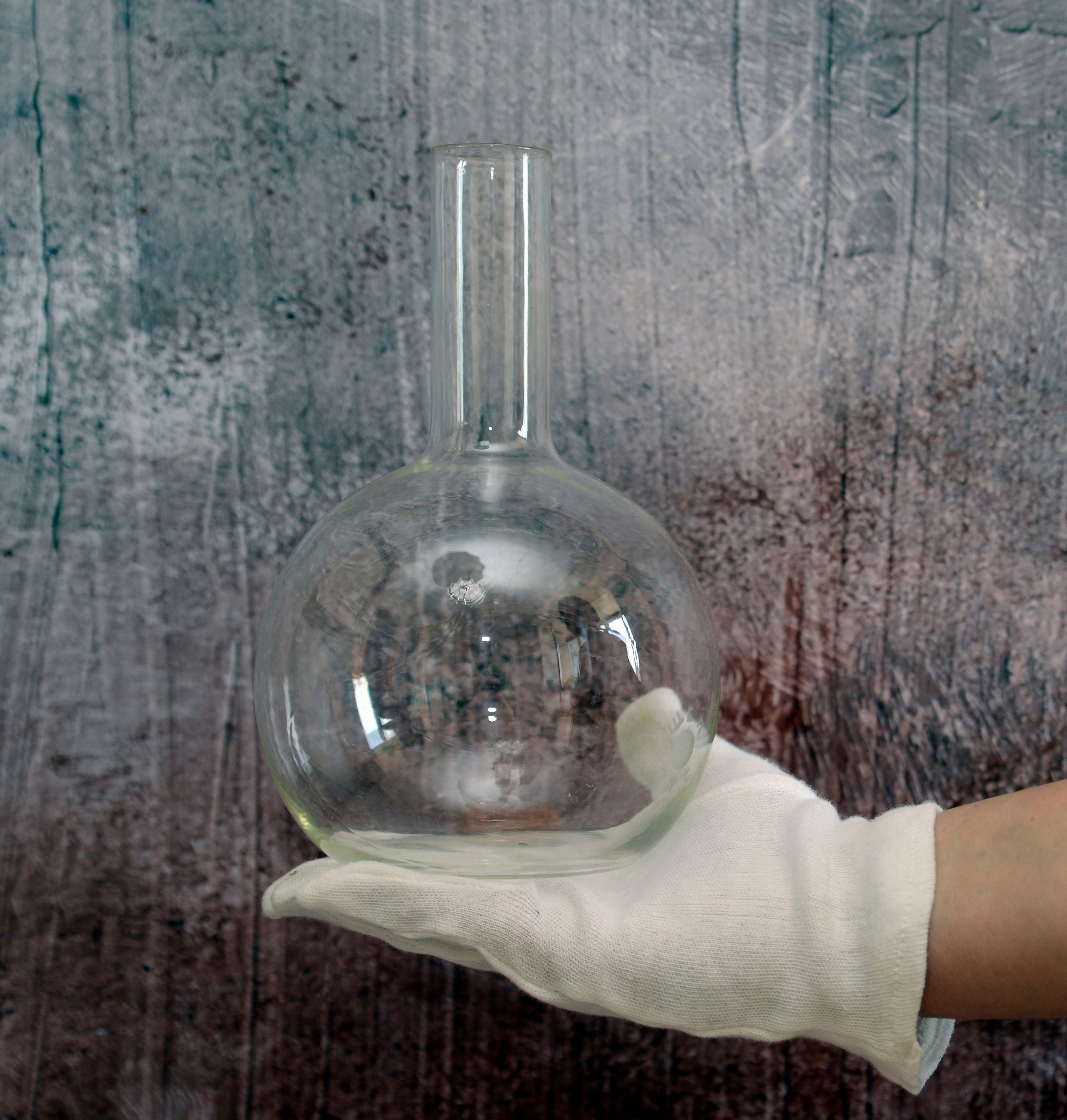 Large Laboratory Glass Flask Bottles Chemical Glassware Etsy