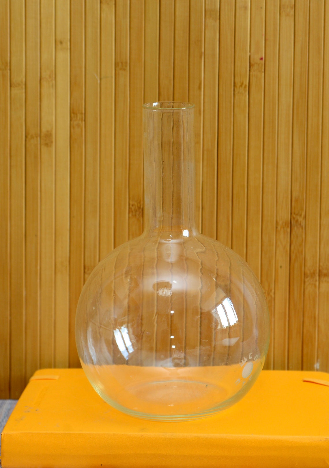Large Laboratory Glass Flask Bottles Chemical Glassware Etsy
