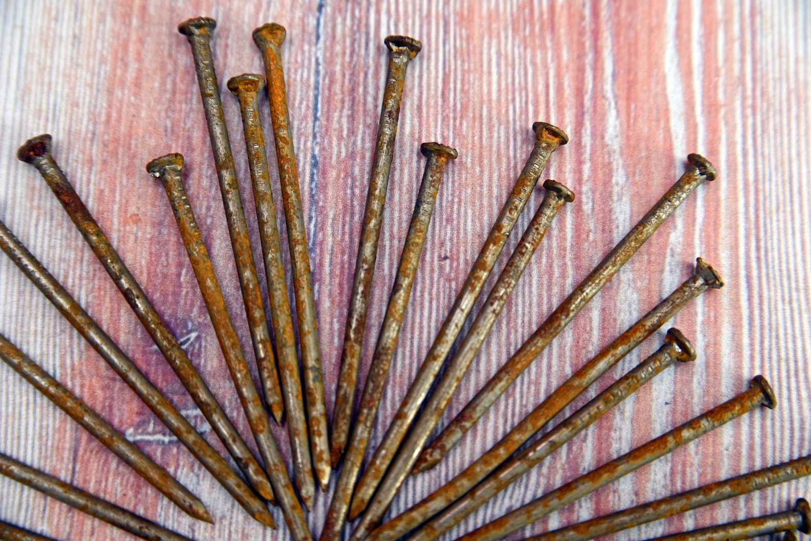 Rusted Nails Set of Over 50 Rusty Nails 7cm 2.7 Inches Etsy