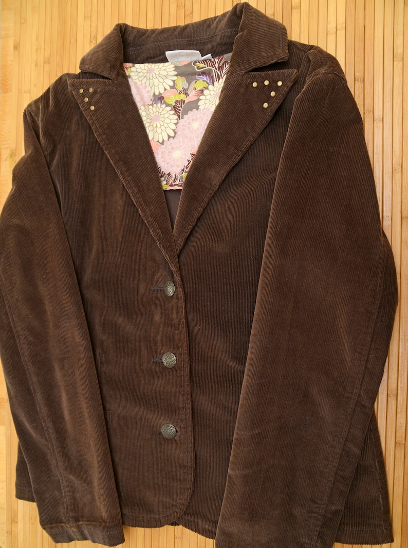 Casual style Tan Corduroy Blazer Corduroy women's Jacket Etsy