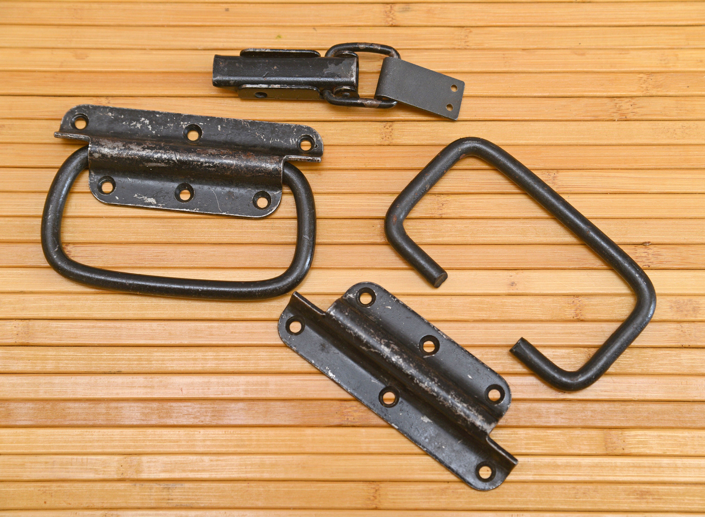 Rare Drawer lid latch Set of 2 Metal Drawer Handles Hardware Etsy