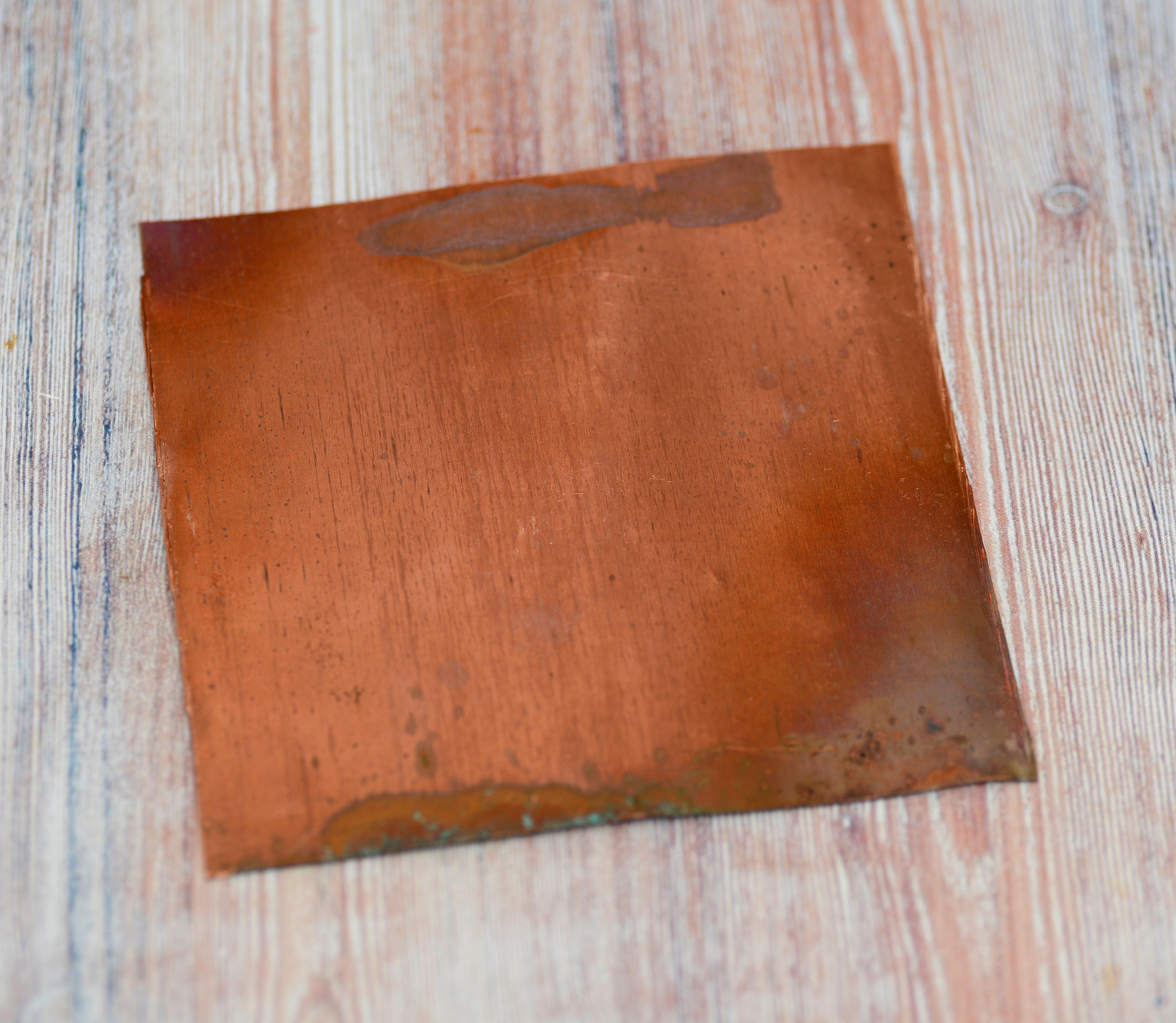 Old Copper Sheet Size 6 by 6 solid Copper Craft Sheet 22 Etsy UK
