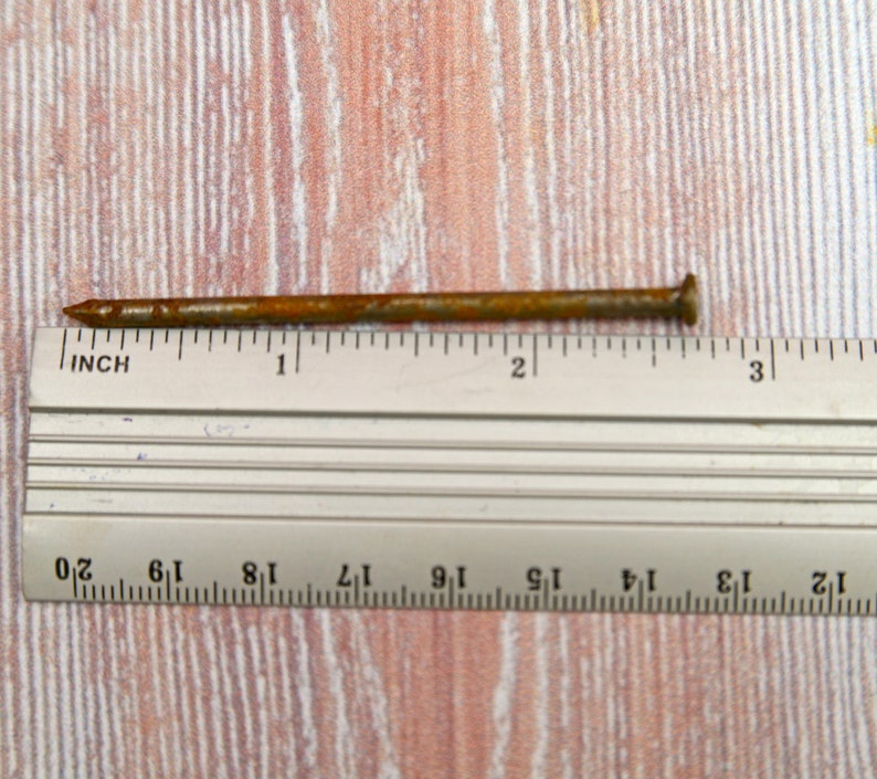 Rusted Nails Set of Over 50 Rusty Nails 7cm 2.7 Inches Etsy