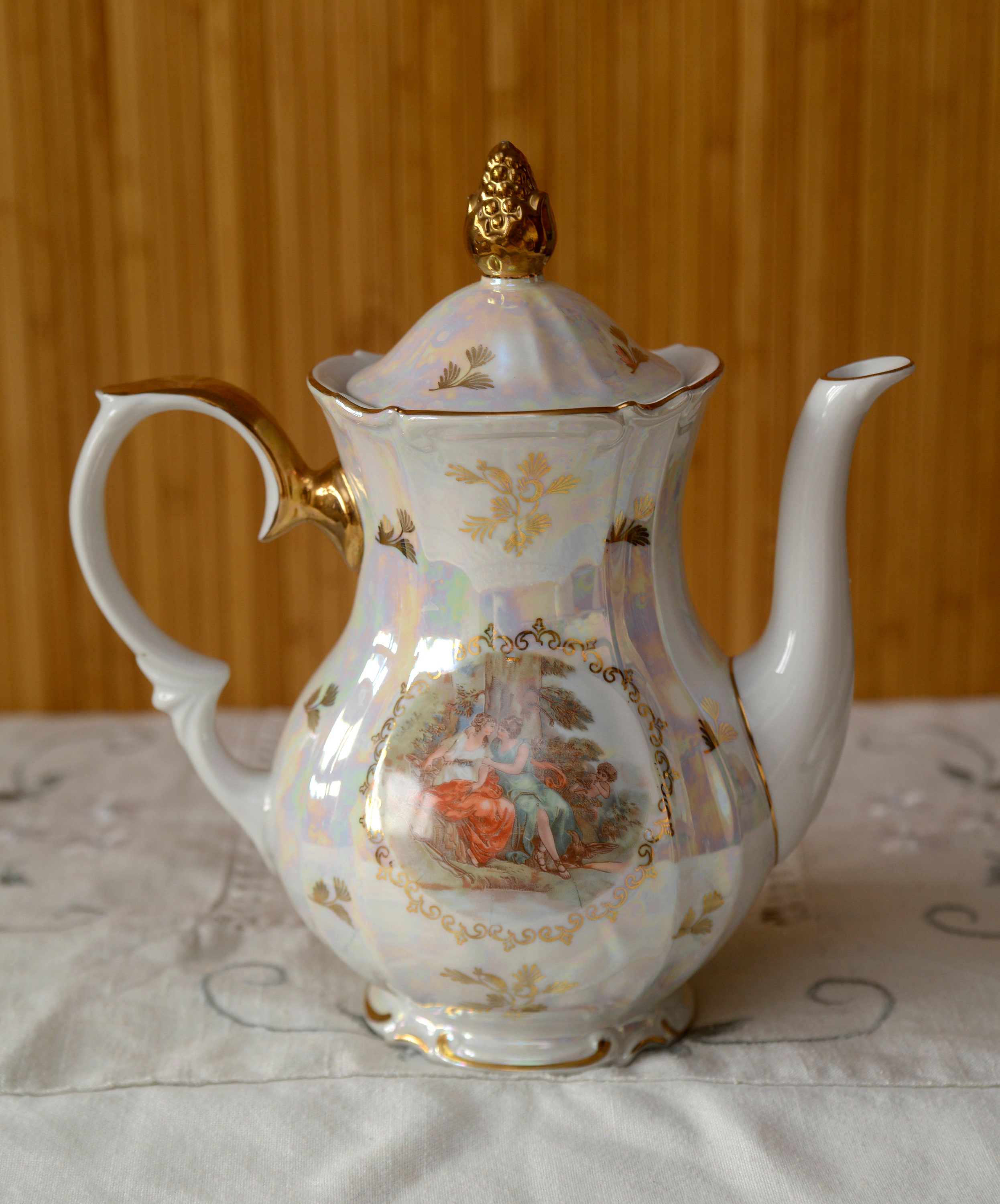 Antique Bohemian Fine Coffee Pot Porcelain collection Etsy