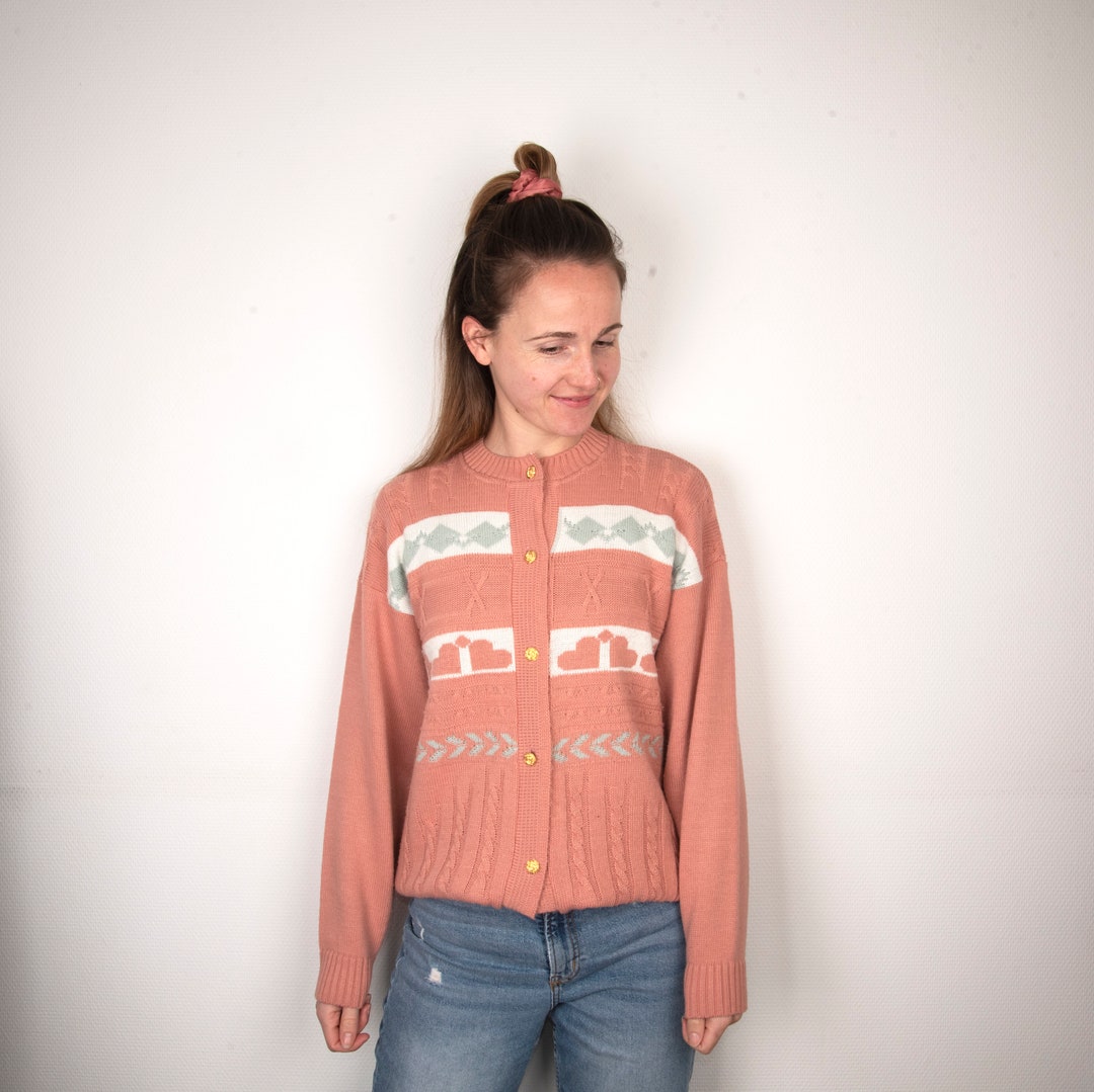 Vintage 90’s pink cardigan top
