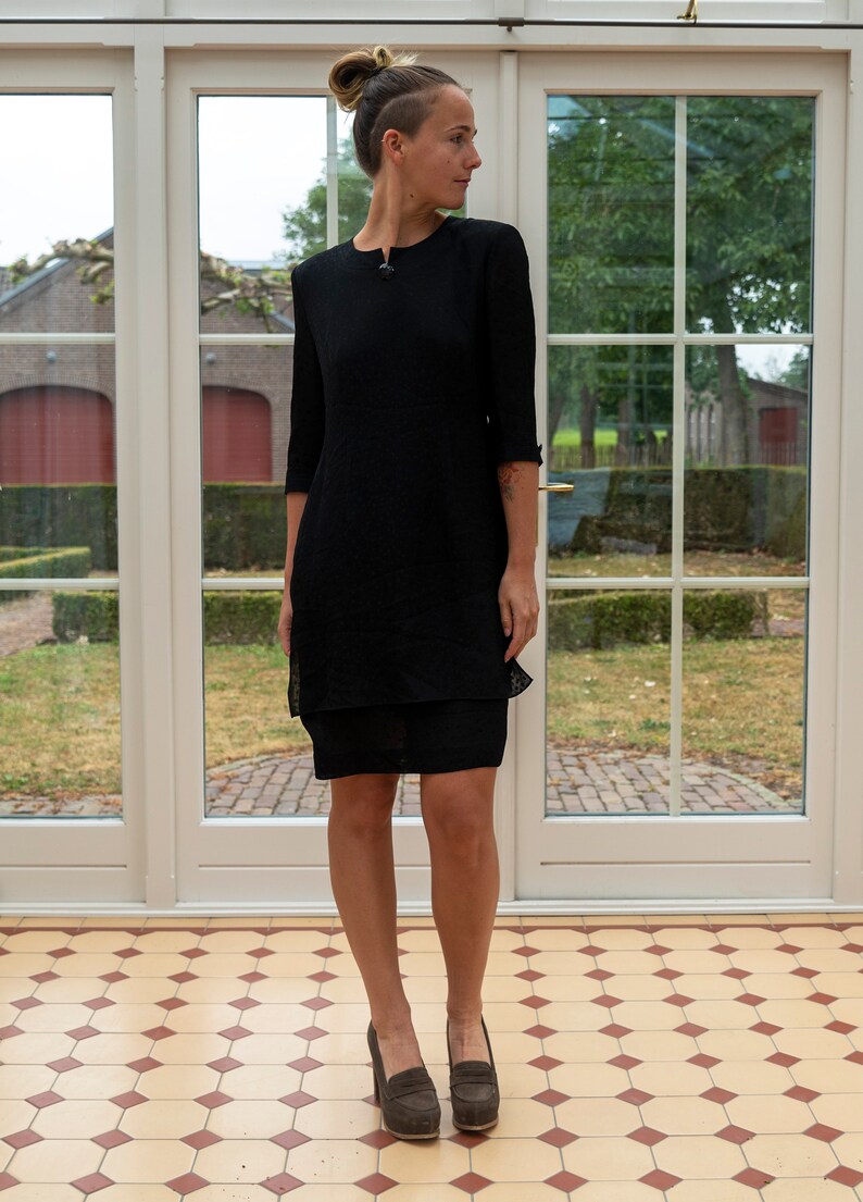 Carven Paris Formal vintage 90s dress
