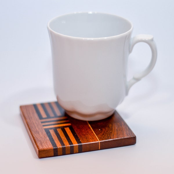 Woody Coasters Holder  | Intarsien  | Untersetzer     Halter | Handmade |  Tealight holders  | Cup Tray  | Eine Idee für ein Geschenk