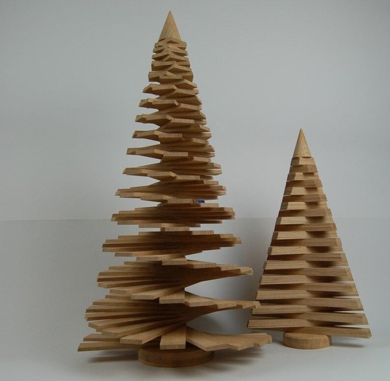 Spiralbaum natur (25 cm) von Dregeno Seiffen