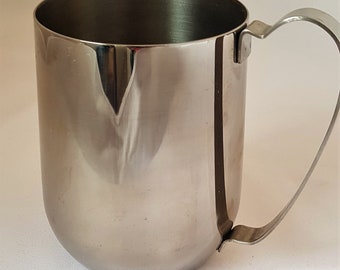 Vintage Retro Quality Stainless Steel Tankard Cup Stamped