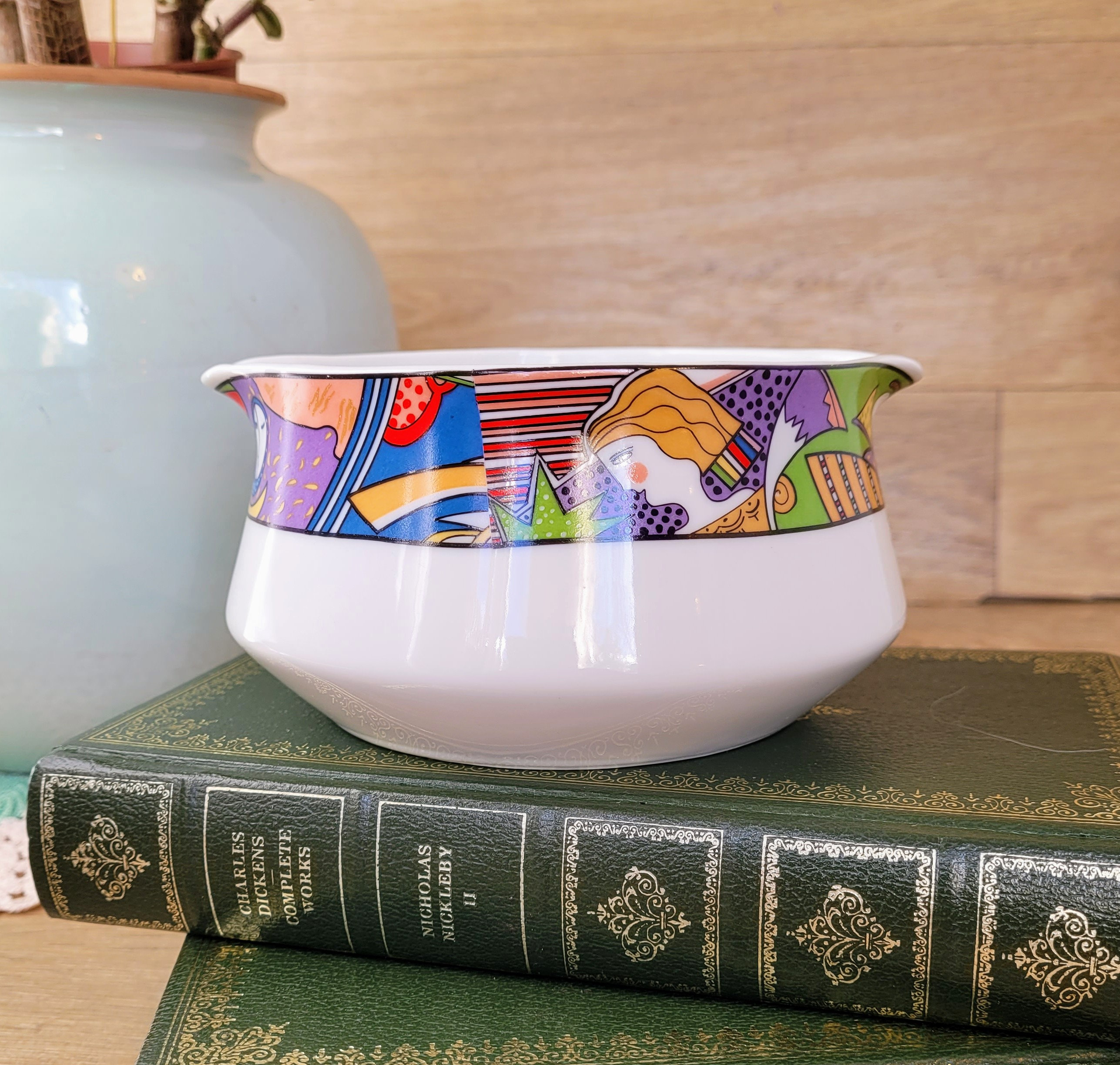 希少品！50's〜ピンク色アメリカンアンティークミッドセンチュリー陶器