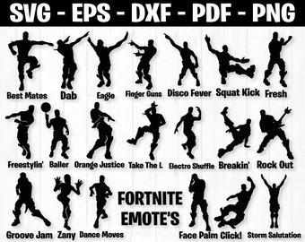 Fortnite Emote Svg Etsy - fortnite svg png dxf ai eps bundle files for cricut projects instant download fortnite vector files fortnite bundle svg eps png jpg