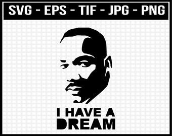 Download Martin luther king svg | Etsy