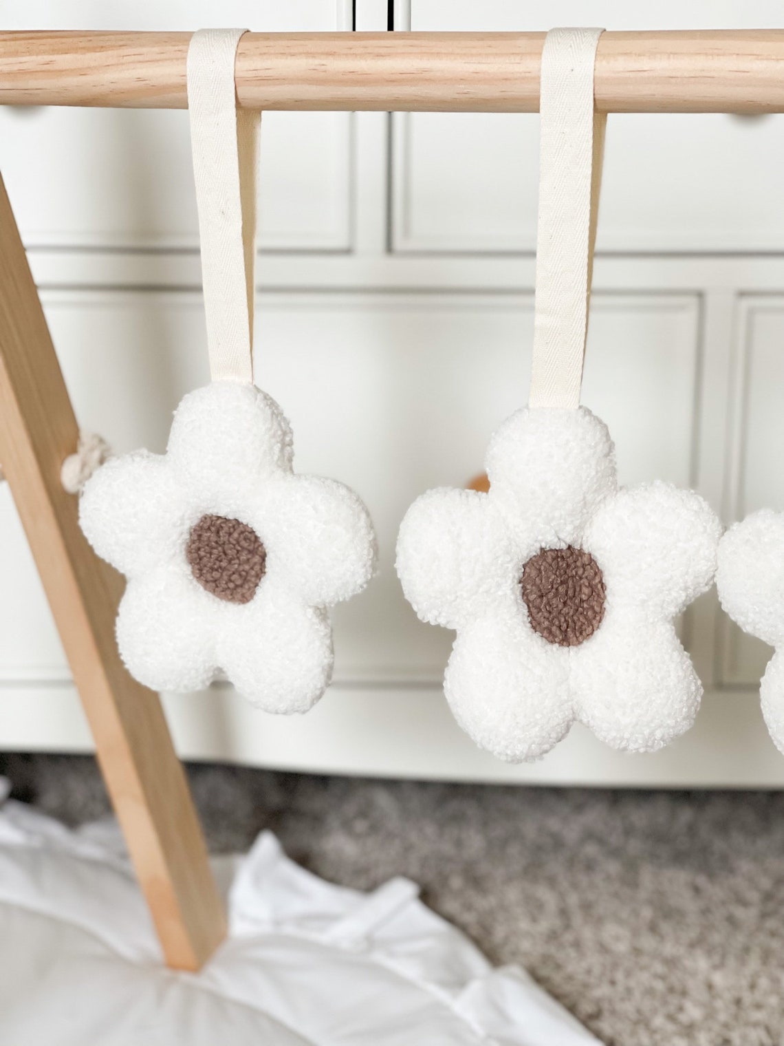 Daisy Dummy Clip Flower PACIFIER CLIP Boucle Pacifier Etsy