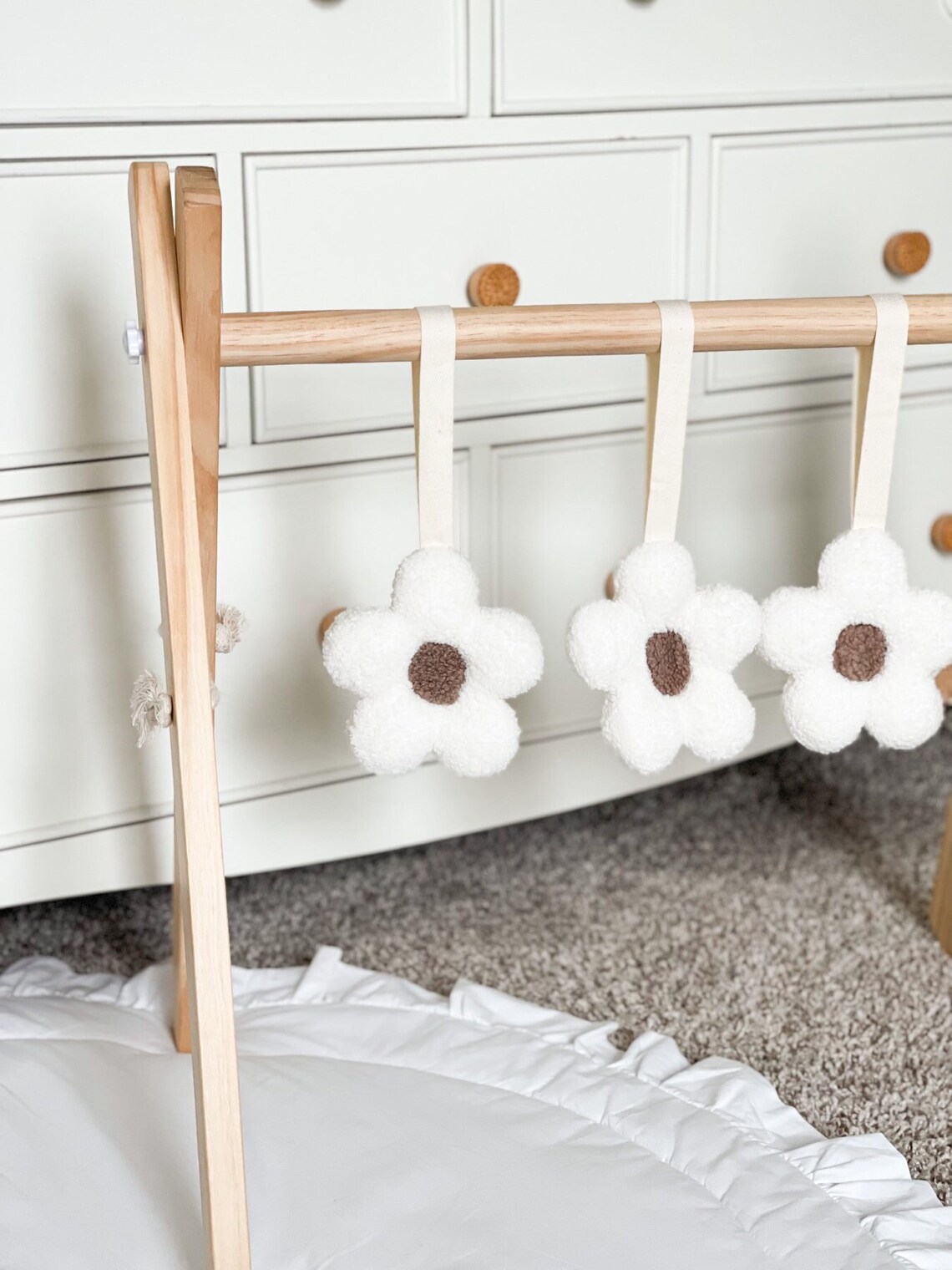 Daisy Dummy Clip Flower PACIFIER CLIP Boucle Pacifier Etsy