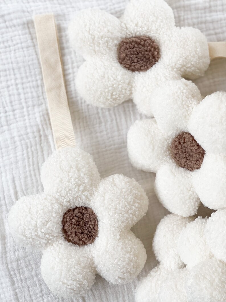 Daisy Dummy Clip Flower PACIFIER CLIP Boucle Pacifier Etsy