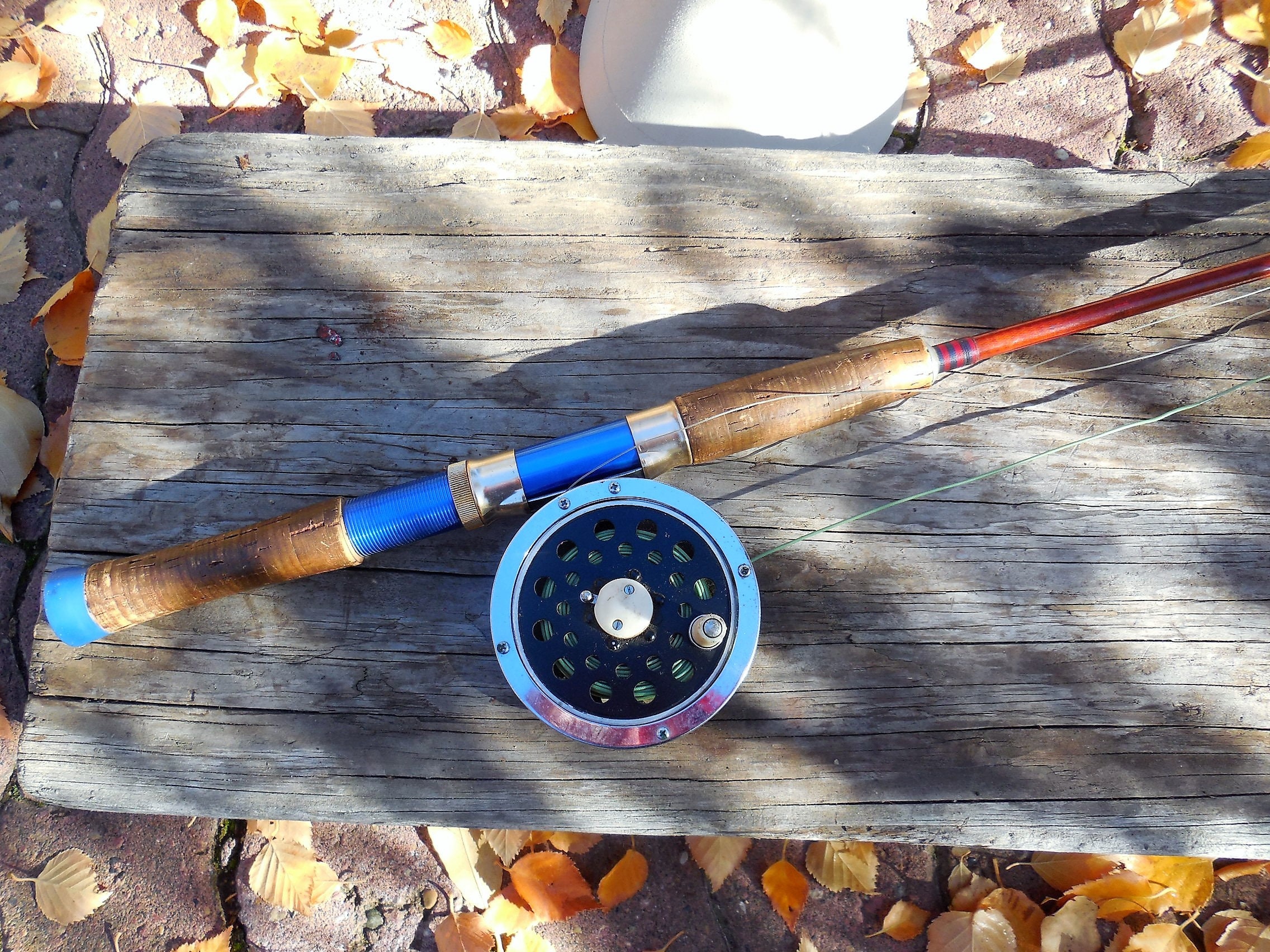 Vintage Fiberglass Fly Fishing Rod, Fishing Rod, Reel & Case