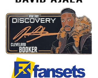 Star Trek Autograph Pin: David Ajala Cleveland "Book" Booker V