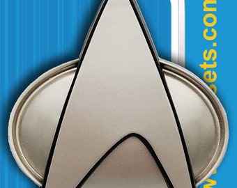 Star Trek: The Next Generation ENSIGN Delta V2 Silver/Silver PIN by FanSets