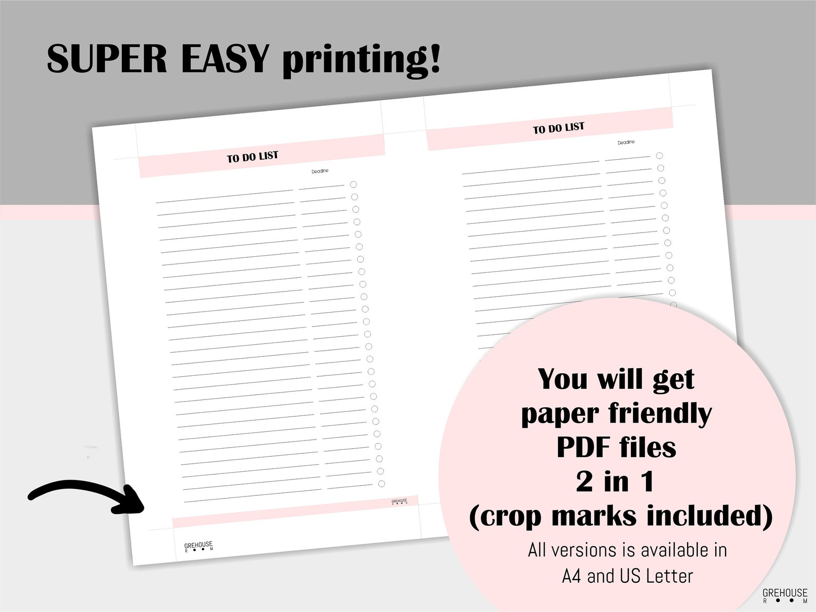 Mini Happy Planner Printable To Do List Printable Planner | Etsy