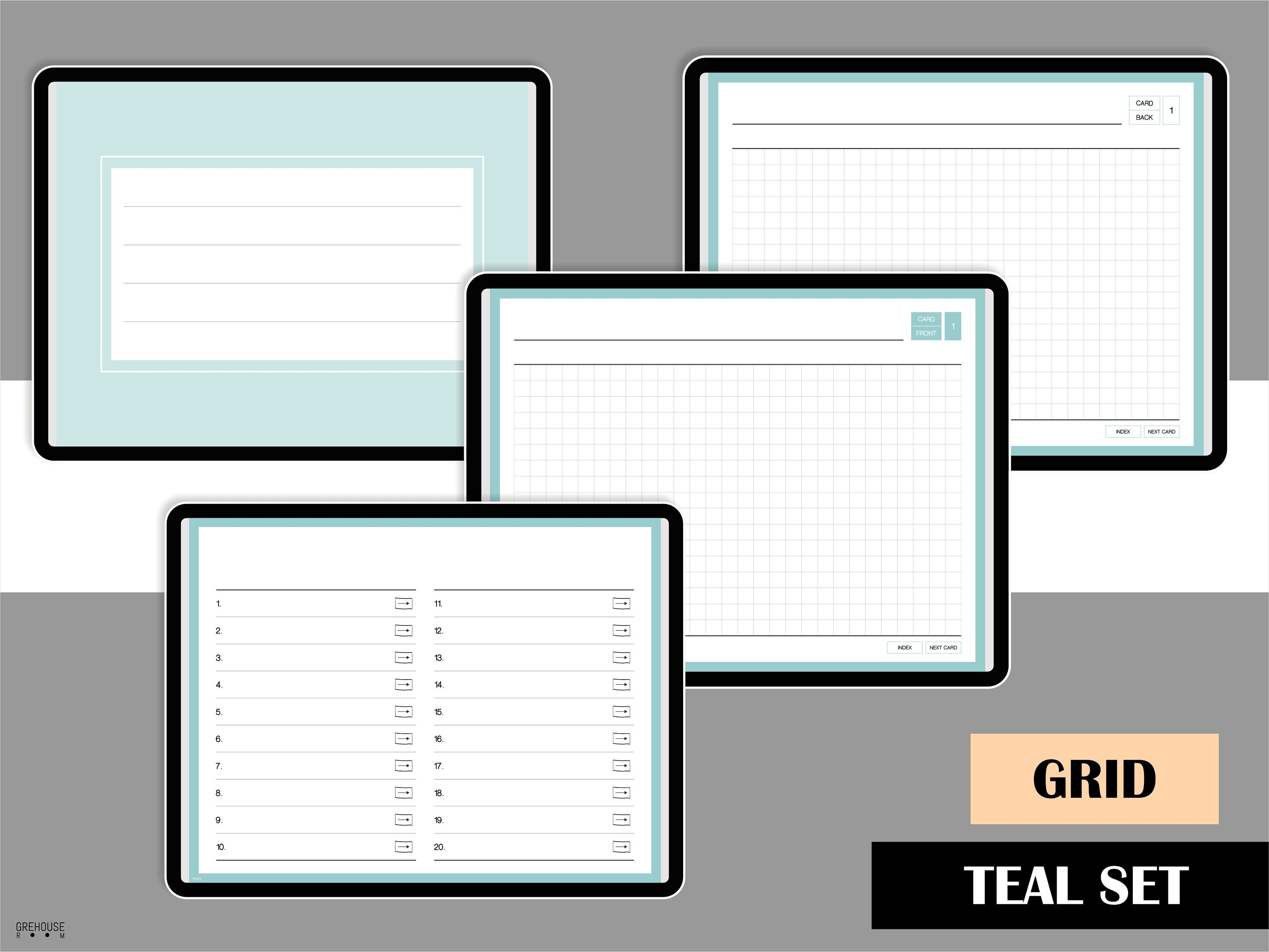 digital-flashcards-bundle-exam-study-cards-for-student-planner-etsy